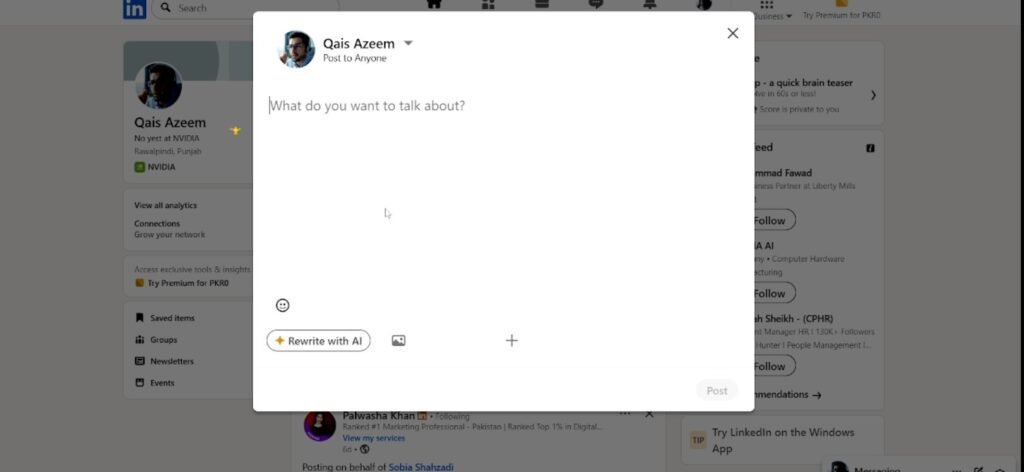 LinkedIn post