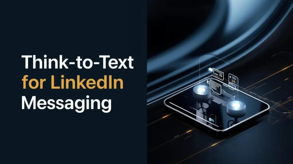 Think-to-Text for LinkedIn Messaging