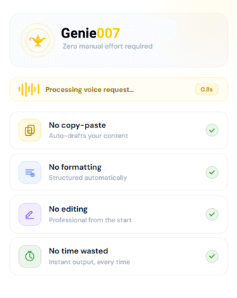 Genie007 for creators