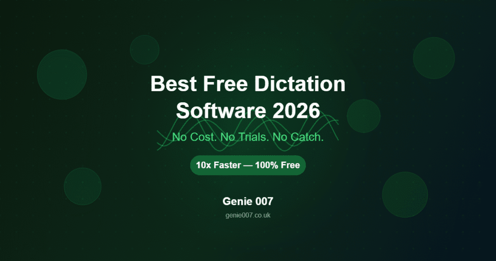 Best free dictation software 2026 comparison and ranking