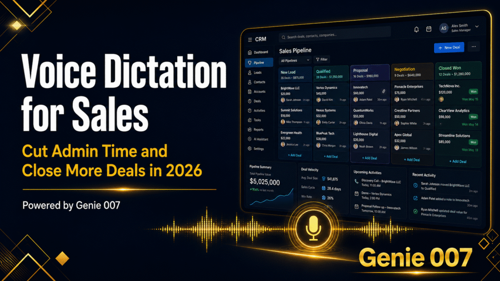 Voice Dictation for Sales