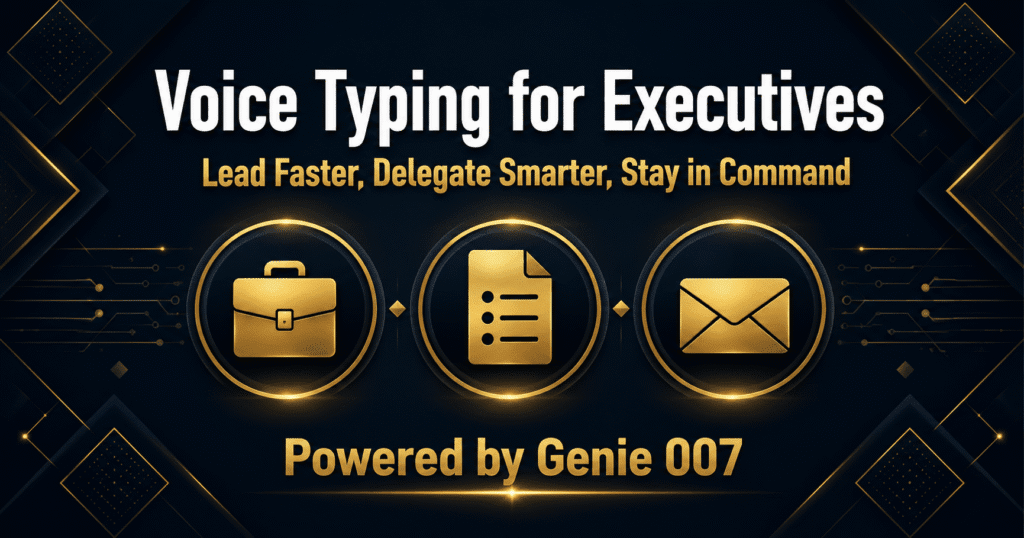 voice typing for executives AI productivity 2026