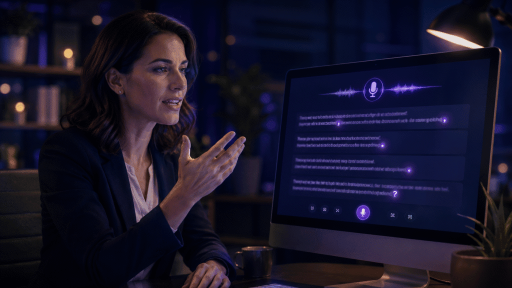Dictation punctuation commands — Genie 007 voice typing lets you control punctuation by speaking