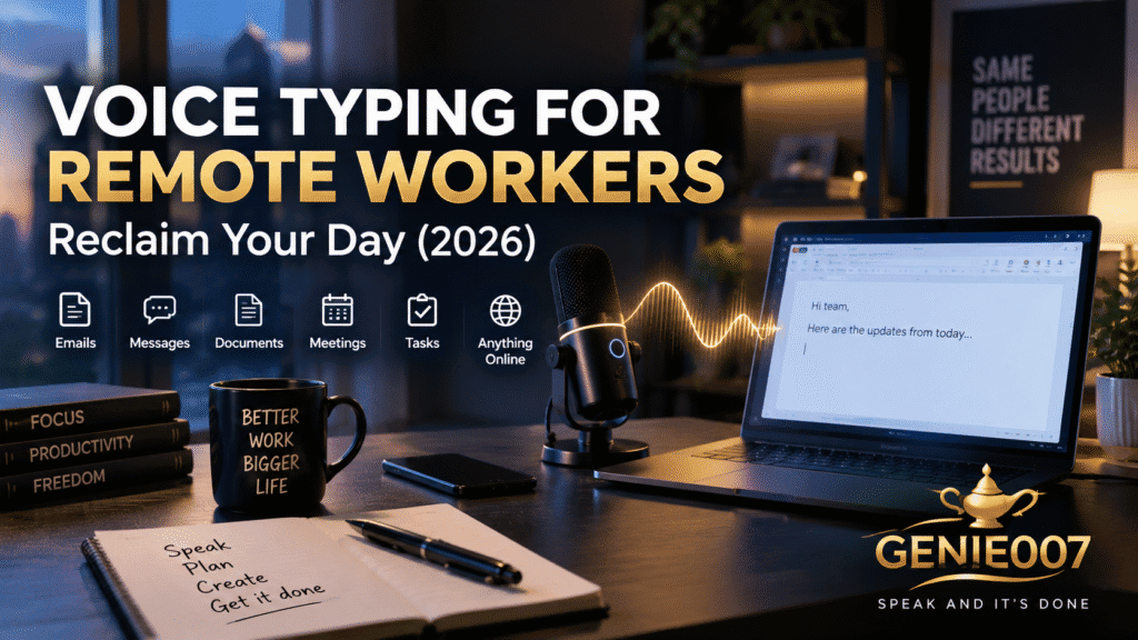 Voice Typing for Remote Workers